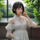 吹鸣优奈内容编辑苏晴，女性，清新气质，室内自然光线背景